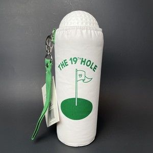 Vintage Golf Sipping Bottle The 19th Hole For Hot & Cold Water White NWT